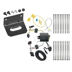 Trailer Wiring and Bracket For 16-22 BMW 320i 2016 328d 328i 330e 330i 340i xDrive 4-Flat Harness Plug Play