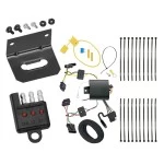 Trailer Wiring and Bracket w/ Light Tester For 16-19 BMW X1 Plug & Play 4-Flat Harness