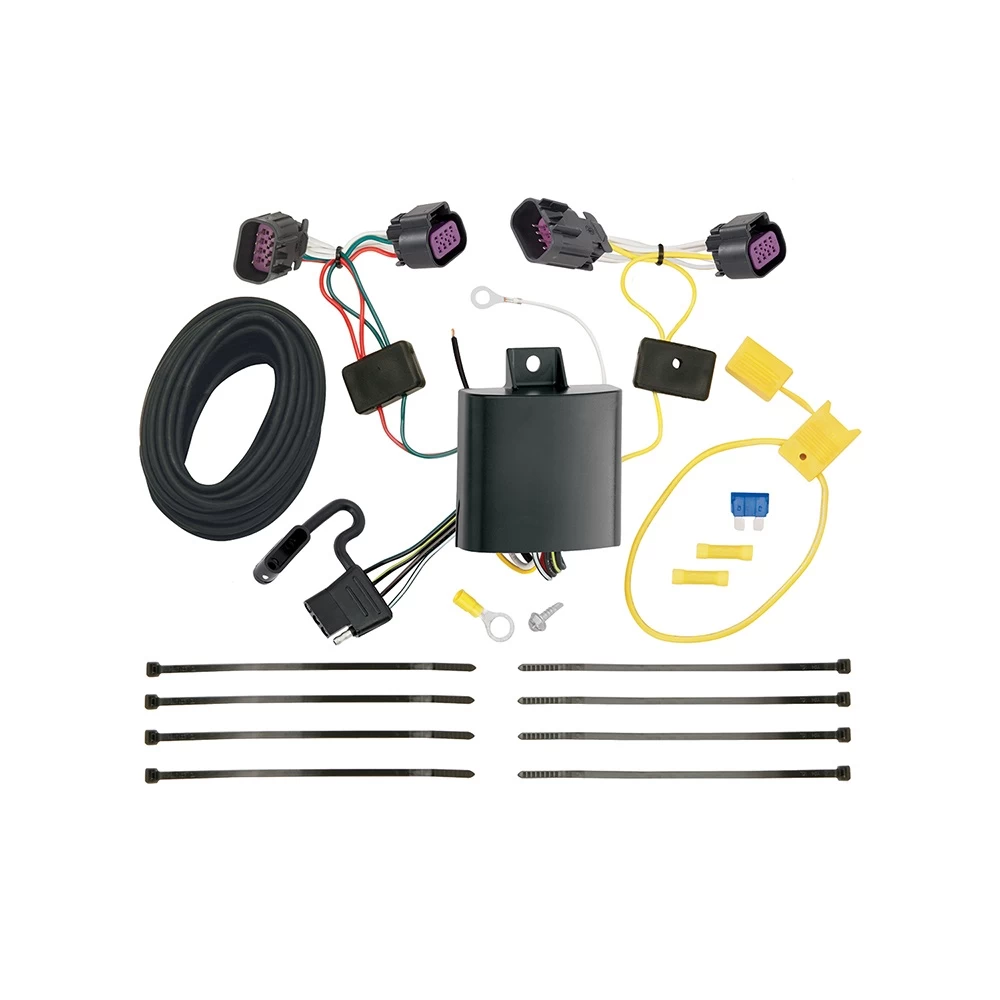 118719 2015 2016 2017 2018 2019 2020 2021 2022 15 16 17 18 19 20 21 22 RAM ProMaster City Tekonsha Trailer Wiring Harness Trailer Wiring Harness Kit For 15-23 RAM ProMaster City All Styles