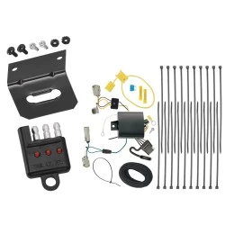 Trailer Wiring and Bracket w/ Light Tester For 15-27 Ford Transit 350 Plug & Play 4-Flat Harness