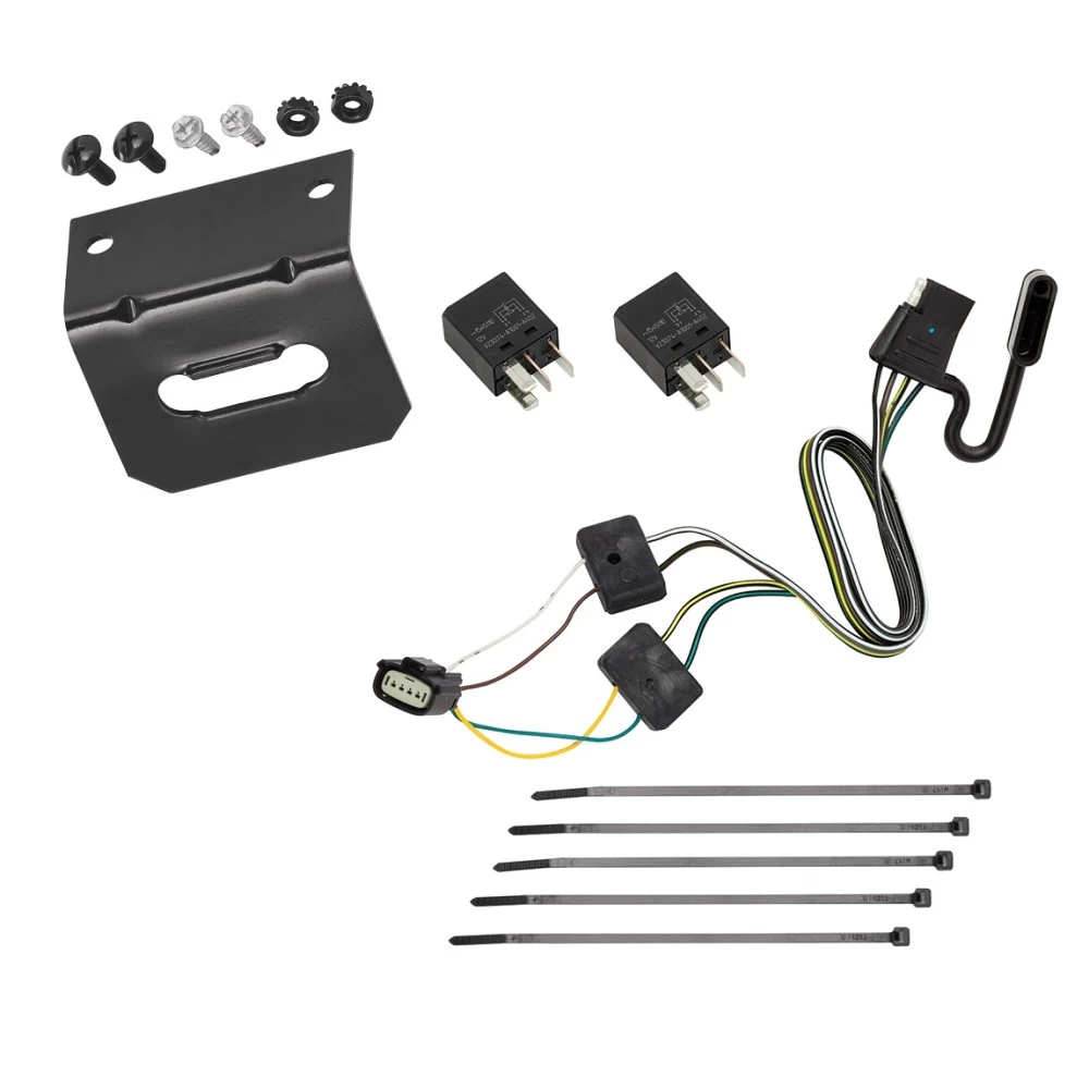 Plug and Play T-One Wiring Harness Connector 4-Flat Mounting Bracket 118725 118144 Tekonsha Trailer Wiring and Bracket 16-20 Buick Envision All Styles 4-Flat Harness Plug Play 16 17 18 19 20 2016 2017 2018 2019 2020 Trailer Wiring and Bracket For 16-20 Buick Envision All Styles 4-Flat Harness Plug Play