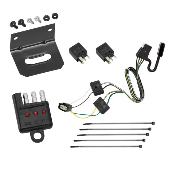 Plug and Play T-One Wiring Harness Connector 4-Flat Mounting Bracket4-Flat Car End Tester w/ LED Display 118725 118144 20114 Tekonsha Trailer Wiring and Bracket Light Tester 16-20 Buick Envision Plug Play 4-Flat Harness 16 17 18 19 20 2016 2017 2018 2019 Trailer Wiring and Bracket w/ Light Tester For 16-20 Buick Envision Plug & Play 4-Flat Harness
