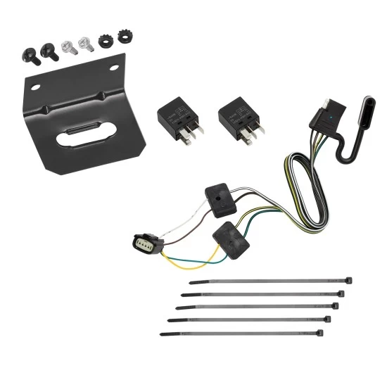 Plug and Play T-One Wiring Harness Connector 4-Flat Mounting Bracket 118725 118144 Tekonsha Trailer Wiring and Bracket 16-20 Buick Envision All Styles 4-Flat Harness Plug Play 16 17 18 19 20 2016 2017 2018 2019 2020 Trailer Wiring and Bracket For 16-20 Buick Envision All Styles 4-Flat Harness Plug Play