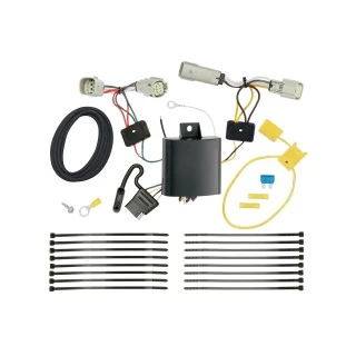 Trailer Wiring and Bracket For 16-20 Cadillac CT6 All Styles 4-Flat Harness Plug Play