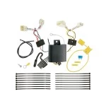 Trailer Wiring and Bracket w/ Light Tester For 15-16 Hyundai Genesis 17-23 Genesis G80 4-Flat Harness Plug Play