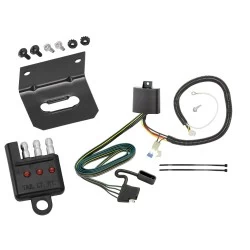 Trailer Wiring and Bracket w/ Light Tester For 17-27 Honda CR-V Plug & Play 4-Flat Harness
