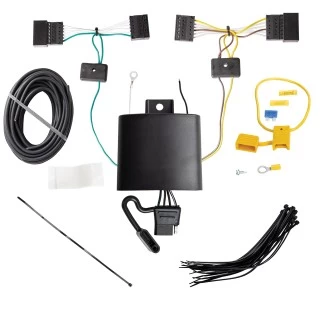 Trailer Hitch 7 Way RV Wiring Kit For 15-18 BMW X5 Plug Prong Pin Brake Control Ready