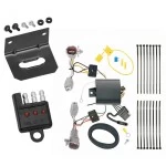 Trailer Wiring and Bracket and Light Tester For 17-23 Subaru Impreza Hatchback 4-Flat Harness Plug Play