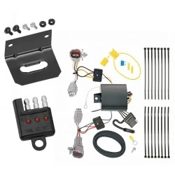 Trailer Wiring and Bracket and Light Tester For 17-23 Subaru Impreza Hatchback 4-Flat Harness Plug Play