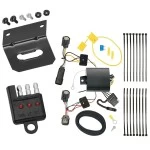 Trailer Wiring and Bracket w/ Light Tester For 17-22 Buick Encore Plug & Play 4-Flat Harness