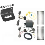 Trailer Wiring and Bracket For 17-22 Chevy Trax w/ LED Taillights 4-Flat Harness Plug Play