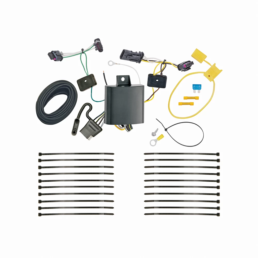 Trailer Hitch Wiring Harness Kit For 17-26 Jeep Compass 2017 New Body Plug & Play