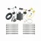 Trailer Hitch 7 Way RV Wiring Kit For 17-26 Jeep Compass 2017 New Body Plug Prong Pin Brake Control Ready