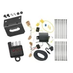 Trailer Wiring and Bracket w/ Light Tester For 18-25 Volkswagen Atlas Except Cross Sport Plug & Play 4-Flat Harness