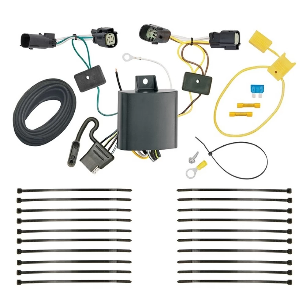 Trailer Tow Hitch For 18-22 Chevy Equinox Premier Except Models w/1.6L Diesel Deluxe Package Wiring 2" Ball and Lock