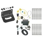 Trailer Wiring and Bracket For 18-24 Chevy Equinox Premier 4-Flat Harness Plug Play