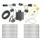 Trailer Wiring and Bracket For 18-24 Chevy Equinox Premier 4-Flat Harness Plug Play