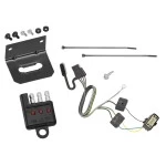Trailer Wiring and Bracket w/ Light Tester For 18-23 Chevy Traverse 2024 Limited 18-24 Buick Enclave 4-Flat Harness Plug Play