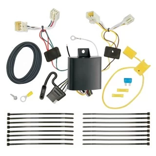 Trailer Tow Hitch For 18-19 Hyundai Sonata All Models Deluxe Package Wiring 2" and 1-7/8" Ball and Lock