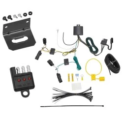 Trailer Wiring and Bracket w/ Light Tester 18-24 GMC Terrain Without Relay Provisions 4-Flat Harness Plug Play