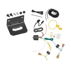 Trailer Wiring and Bracket For 18-24 VW Tiguan Plug & Play 4-Flat Harness