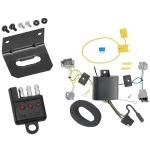 Trailer Wiring and Bracket and Light Tester For 14-16 Ford Fiesta 4-Flat Harness Plug Play