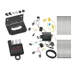 Trailer Wiring and Bracket w/ Light Tester For 15-20 Honda Fit Plug & Play 4-Flat Harness