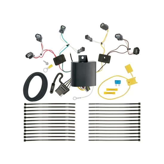 Trailer Tow Hitch For 15-20 Honda Fit All Models Complete Package w/ Wiring Draw Bar and 2" Ball