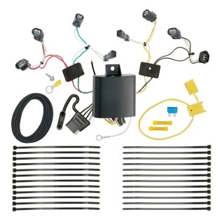 Trailer Hitch Wiring Harness Kit For 15-20 Honda Fit Plug & Play