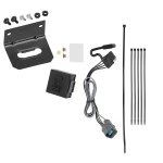  Trailer Wiring and Bracket For 17-24 Honda Ridgeline Plug & Play 4-Flat Harness