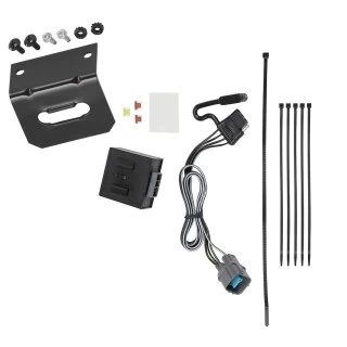  Trailer Wiring and Bracket For 17-24 Honda Ridgeline Plug & Play 4-Flat Harness