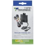 Trailer Tow Hitch For 18-24 Honda Odyssey With Fuse Provisions Complete Package w/ Wiring and 2" Ball