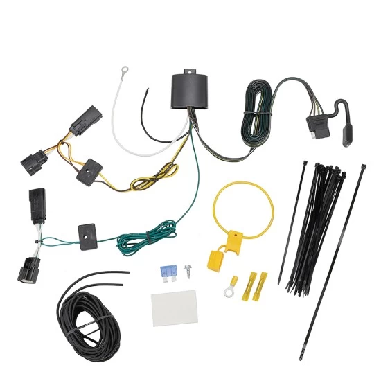 Trailer Tow Hitch For 18-20 Buick Regal Sportback Class 2 Ultimate Package w/ Wiring Draw Bar Kit Interchange 2" 1-7/8" Ball Lock and Cover