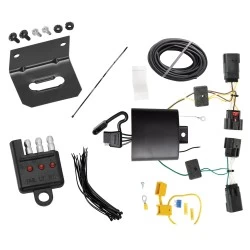 Trailer Wiring and Bracket and Light Tester For 18-27 Jeep Wrangler JL 20-27 Gladiator