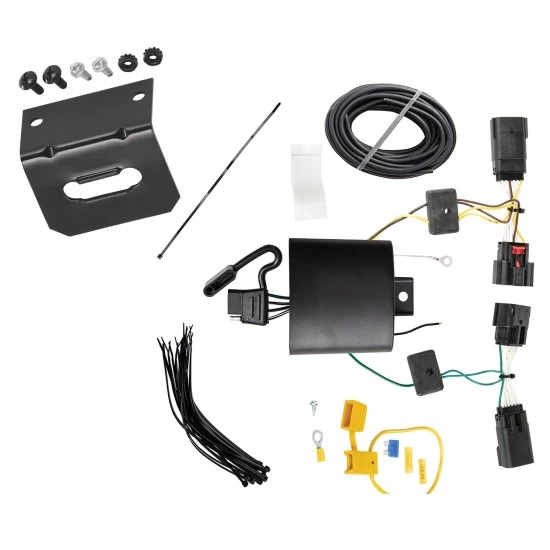 Trailer Wiring and Bracket For 20-24 Jeep Gladiator 18-24 Wrangler JL (New Body Style)