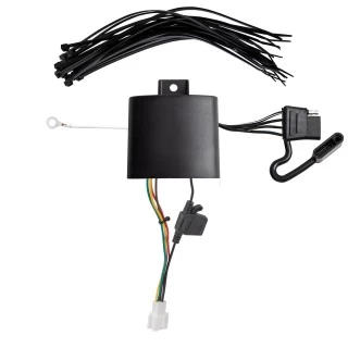 Trailer Tow Hitch For 19-26 Acura RDX w/ +12V Power Provision Ultimate Package w/ Wiring Draw Bar Kit Interchange 2" 1-7/8" Ball Lock and Cover