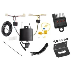 Trailer Wiring and Bracket and Light Tester For 19-25 Toyota RAV4 21-25 Prime Plug & Play
