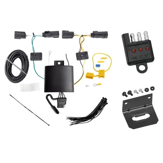 Trailer Wiring and Bracket w/ Light Tester For 2019 Ford Escape Plug & Play