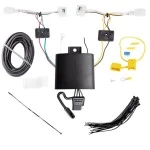 Trailer Tow Hitch For 19-26 Mazda 3 Hatchback Complete Package w/ Wiring Draw Bar and 2" Ball