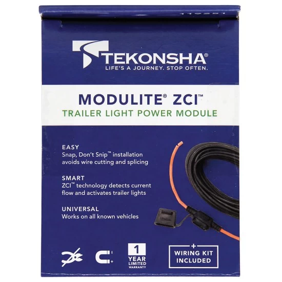 119251 2006 2007 2008 2009 2010 2011 06 07 08 09 10 11 Acura CSX Tekonsha Zero Contact No Splice Trailer Wiring Harness ZCI Zero Contact Interface Universal ModuLite& Installation Kit