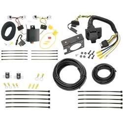7 Way RV Trailer Wiring For 13-24 Nissan Sentra Excluding SR, SR Turbo and Nismo 14-19 Versa Note Plug Prong Pin Brake Control Ready