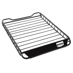 Reese Roof Top Steel Cargo Basket Luggage Carrier Rack 44" x 35" x 4-1/4" Wind Fairing Air Deflector Car SUV Truck Vehicle 3-Piece