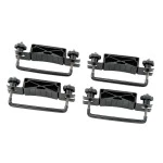 Reese Roof Top Steel Cargo Basket Luggage Carrier Rack 44" x 35" x 4-1/4" Wind Fairing Air Deflector Car SUV Truck Vehicle 3-Piece