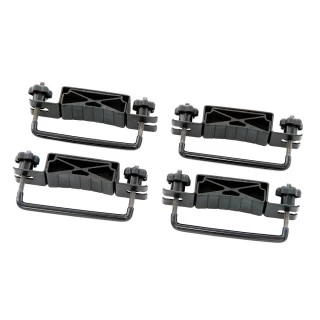 Reese Roof Top Steel Cargo Basket Luggage Carrier Rack 44" x 35" x 4-1/4" Wind Fairing Air Deflector Car SUV Truck Vehicle 3-Piece
