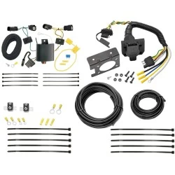 Trailer Hitch 7 Way RV Wiring Kit For 15-24 Ford Transit 150 250 15-23 350 Plug Prong Pin Brake Control Ready