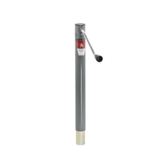 Bulldog 2,000 lbs. Round Trailer Jack Sidewind 15" Lift - No Foot - No Mount