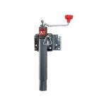 Bulldog 2,000 lbs. Round Snap-Ring Swivel Trailer Jack Bolt-on Topwind 10" Lift