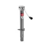 Bulldog 3,000 lbs. Round A-Frame Trailer Jack Sidewind 13" Lift w/ External gear box