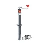 Bulldog 2,000 lbs. Round A-Frame Trailer Jack Topwind 15" Lift 6" w/ 2" Footplate Stand