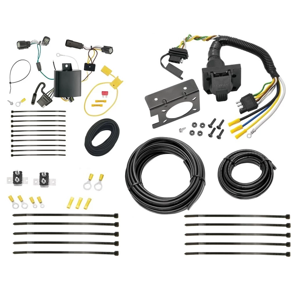 118690 85343 20506 7012A Tekonsha Trailer Hitch 7 Way RV Wiring Kit 16-18 Chevy Camaro Plug Prong Pin Brake Control Ready 16 17 18 2016 2017 2018 Trailer Hitch 7 Way RV Wiring Kit For 16-18 Chevy Camaro Plug Prong Pin Brake Control Ready